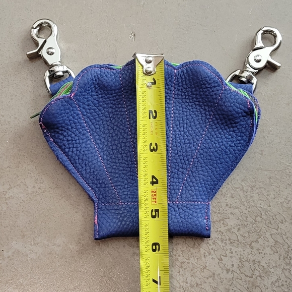 Mermaid seashell fannypack clip hip bag pouch ๐งโโ Leather Wallet Purse - Picture 7 of 8